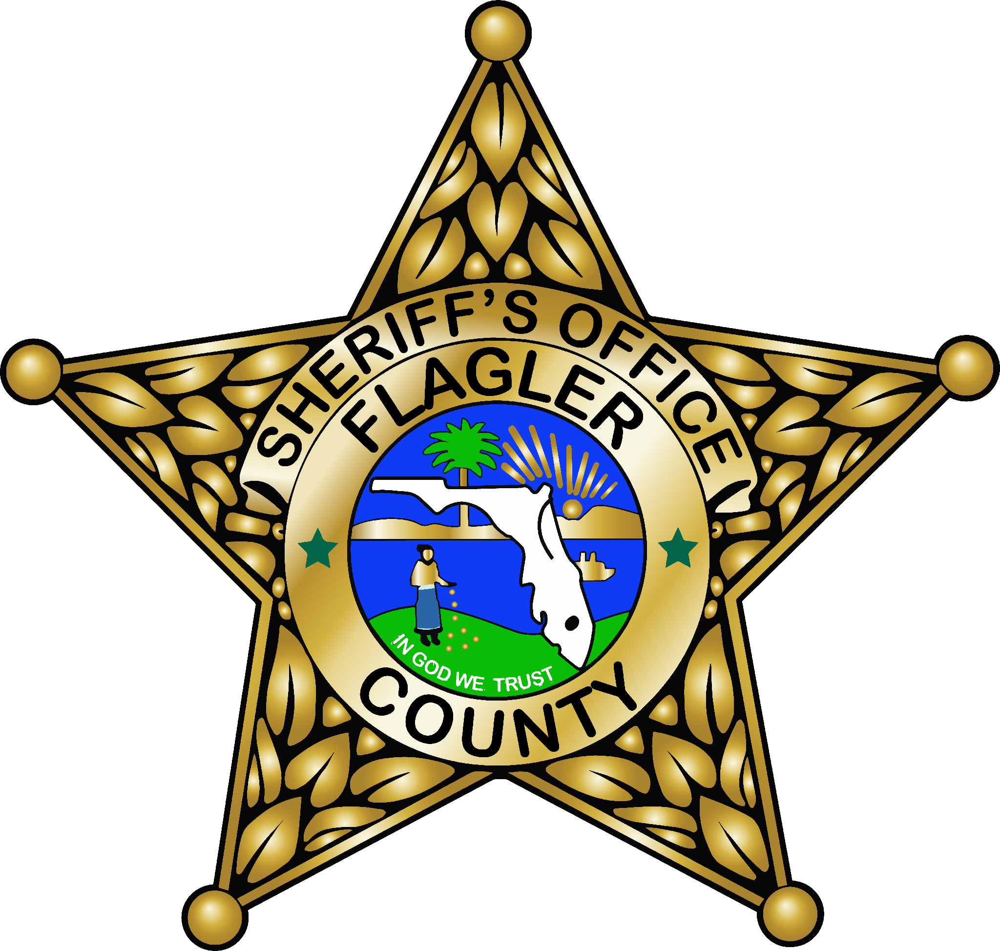 Flagler County sheriff's badge